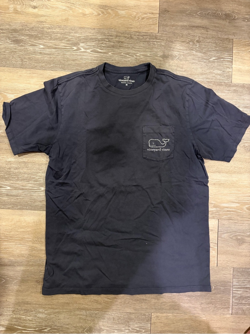 Vineyard Vines Men's Black Pocket Whale Short Sleeve Tee